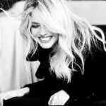 Alexandra Dinu Instagram - The highest state is laughter . . . #alexandradinu #blackandwhite #smile #blondehair #simplyme