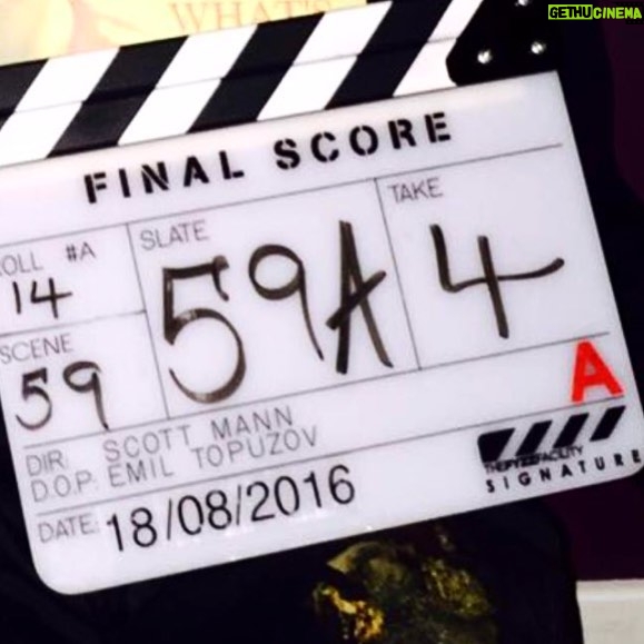 Alexandra Dinu Instagram - Once I had a "fantasy" and now, with this new #actionmovie, it's coming to "reality" ( friends knows what I mean...ππππ) #finalscore it's going to be an awesome adventure!! Thanks to my great producers @marc_signature @waynieg101 and to my talented director #scottmann. #latergram #day1 #onset #finalscore #davebautista #piercebrosnan