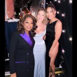 Alexandra Shipp Instagram - date night wit the babe @sydney_sweeney for @glaad 🌈🦄🏳️‍🌈 Congratulations to all the nominees and winners!! Such a special and meaningful night 🥰 BTW….. WE MET @oprah !!!!!!!!! 💄 @danadelaney 💇🏽‍♀️ @milesjeffrieshair 👗 @mandelkorn X @christopher_esber 👠 @davidkomalondon 👛 @cultgaia 📸 #masonrosephoto