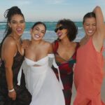 Alexandra Shipp Instagram - Happy Birthday my beautiful friend Knowing you and having you in my life has been a true fucking blessing since the moment we laid eyes on each other. Baring witness to you marrying the kindest, most loving man has been such an honor. I see your happiness I relish in your joy I cry when I see what this man brings into your life Forever your sniffling friend happy crying in the corner 🖤