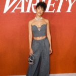 Alexandra Shipp Instagram - a night celebrating 🍯@sydney_sweeney 🐝 with @variety 💇🏽‍♀️ @larryjarahsims 💄 @danadelaney 👗 @mandelkorn