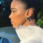 Alexandra Shipp Instagram - /‘depth/ a profound or intense state deep down as far as she could go she uncovered holy ground in the back of her soul she discovered like a light in the darkness flickering in the distance her own truth to be kept she wasn’t out of, rather, IN her depth celebrated the future of fashion with @fashiontrustus in head 2 toe @acnestudios ☀️ 💄 @tashareikobrown X @chanel.beauty 💇🏽‍♀️ @vernonfrancois 👗 @mandelkorn X @acnestudios