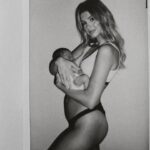 Alexandria DeBerry Instagram - I’m so thankful I’ve gotten to love on you an extra 2 weeks 👼🏽happy due date, my precious boy! what a privilege it was carrying you for 9 months, now getting to hold you in my arms! the greatest love I’ll ever know 🫶🏼 #pregnancypolaroids #babybeede2022 #beauxdiesel #newborn #pregancyupdate #duedate #babyboy