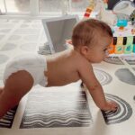 Alexandria DeBerry Instagram - BEAUX DIESEL months 6 7 ⚡️ (swipe for the cutest lil sushi roll in his new fit 🎎) officially 7 months today & has: 🇯🇵 moved to a new country got his 1st passport stamp ✈️ taken his 1st flight / taxi ride / train 🍓 started food & is a big fan of strawberries sweet potato ⚾️ attended his 1st baseball game (go @yomiuri.giants ) 🦷 had 2 bottom teeth poke through 💪🏼 can hold a plank starting to crawl 👀 has lashes a girl can only dream of 😁 thinks his daddy is hysterical 📸 loves the attention he gets from sweet strangers when out about here #babymilestones #6monthsold #7monthsold #beauxdiesel #babybeede2022 #babyfever #blueeyedboy #babyboystyle