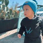 Alexandria DeBerry Instagram - did this weekend force me to order a toddler leash? the learning to walk stage is shortly followed by the “wanting to dart into the street” stage.. 😝 you can count on beaux to put the ‘rowdy’ in @rowdysprout ⚡️🛹 🤘🏼 💙