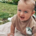 Alexandria DeBerry Instagram - BEAUX DIESEL months 6 7 ⚡️ (swipe for the cutest lil sushi roll in his new fit 🎎) officially 7 months today & has: 🇯🇵 moved to a new country got his 1st passport stamp ✈️ taken his 1st flight / taxi ride / train 🍓 started food & is a big fan of strawberries sweet potato ⚾️ attended his 1st baseball game (go @yomiuri.giants ) 🦷 had 2 bottom teeth poke through 💪🏼 can hold a plank starting to crawl 👀 has lashes a girl can only dream of 😁 thinks his daddy is hysterical 📸 loves the attention he gets from sweet strangers when out about here #babymilestones #6monthsold #7monthsold #beauxdiesel #babybeede2022 #babyfever #blueeyedboy #babyboystyle