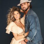 Alexandria DeBerry Instagram - 5 years as husband wife ⚡️ we’ve seen God’s goodness redemption in countless ways.. been challenged, grown together, loved hard. happy anniversary, baby daddy 🤍 year 5 of marriage brought us our greatest gift 👼🏽 I feel overwhelming blessed! & @kellyannestyle— this bohemian pregancy studio shoot was a dream; I can’t wait to share the rest! 💛🌙💫 #november26 #1126 #pregnancyfashion #5yearsmarried #coupleshoot #30weekspregnant #pregnancyshoot #howtheyrevealed #dirtybootsmessyhair #houstonphotography