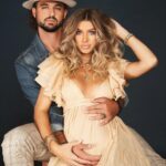 Alexandria DeBerry Instagram - 5 years as husband wife ⚡️ we’ve seen God’s goodness redemption in countless ways.. been challenged, grown together, loved hard. happy anniversary, baby daddy 🤍 year 5 of marriage brought us our greatest gift 👼🏽 I feel overwhelming blessed! & @kellyannestyle— this bohemian pregancy studio shoot was a dream; I can’t wait to share the rest! 💛🌙💫 #november26 #1126 #pregnancyfashion #5yearsmarried #coupleshoot #30weekspregnant #pregnancyshoot #howtheyrevealed #dirtybootsmessyhair #houstonphotography