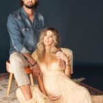 Alexandria DeBerry Instagram - 5 years as husband wife ⚡️ we’ve seen God’s goodness redemption in countless ways.. been challenged, grown together, loved hard. happy anniversary, baby daddy 🤍 year 5 of marriage brought us our greatest gift 👼🏽 I feel overwhelming blessed! & @kellyannestyle— this bohemian pregancy studio shoot was a dream; I can’t wait to share the rest! 💛🌙💫 #november26 #1126 #pregnancyfashion #5yearsmarried #coupleshoot #30weekspregnant #pregnancyshoot #howtheyrevealed #dirtybootsmessyhair #houstonphotography