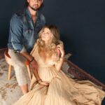 Alexandria DeBerry Instagram - 5 years as husband wife ⚡️ we’ve seen God’s goodness redemption in countless ways.. been challenged, grown together, loved hard. happy anniversary, baby daddy 🤍 year 5 of marriage brought us our greatest gift 👼🏽 I feel overwhelming blessed! & @kellyannestyle— this bohemian pregancy studio shoot was a dream; I can’t wait to share the rest! 💛🌙💫 #november26 #1126 #pregnancyfashion #5yearsmarried #coupleshoot #30weekspregnant #pregnancyshoot #howtheyrevealed #dirtybootsmessyhair #houstonphotography