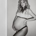Alexandria DeBerry Instagram - I’m so thankful I’ve gotten to love on you an extra 2 weeks 👼🏽happy due date, my precious boy! what a privilege it was carrying you for 9 months, now getting to hold you in my arms! the greatest love I’ll ever know 🫶🏼 #pregnancypolaroids #babybeede2022 #beauxdiesel #newborn #pregancyupdate #duedate #babyboy