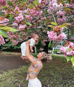 Alexandria DeBerry Instagram - one year ago 🌸 church, cherry blossoms, strolling the Meguro river with my boys. I remember being anxious to be living half way across the world with a 6 month old, in a foreign country where I don’t speak the language or know anyone… but it ended up being one of the most unbelievable experiences of our lives. this was our first week in Japan & Beaux’s 1st time in church. Seeing people from all over coming together to worship God together in both English & Japanese was incredible so so special. I had been disappointed that our trip had gotten pushed so we had missed peak cherry blossom season.. but after walking out of service that day, we found this beautiful area in full bloom, bursting pink! it felt like a little God smile telling me everything was going to work out just fine 🫶🏼 Trusting where God leads is always an adventure… my hope is to hand over my own plans doubts & bravely follow wherever He guides! I’ll be sure to have my Google Translate app ready too, just in case 😜🌎💮