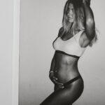 Alexandria DeBerry Instagram - I’m so thankful I’ve gotten to love on you an extra 2 weeks 👼🏽happy due date, my precious boy! what a privilege it was carrying you for 9 months, now getting to hold you in my arms! the greatest love I’ll ever know 🫶🏼 #pregnancypolaroids #babybeede2022 #beauxdiesel #newborn #pregancyupdate #duedate #babyboy