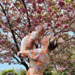 Alexandria DeBerry Instagram - one year ago 🌸 church, cherry blossoms, strolling the Meguro river with my boys. I remember being anxious to be living half way across the world with a 6 month old, in a foreign country where I don’t speak the language or know anyone… but it ended up being one of the most unbelievable experiences of our lives. this was our first week in Japan & Beaux’s 1st time in church. Seeing people from all over coming together to worship God together in both English & Japanese was incredible so so special. I had been disappointed that our trip had gotten pushed so we had missed peak cherry blossom season.. but after walking out of service that day, we found this beautiful area in full bloom, bursting pink! it felt like a little God smile telling me everything was going to work out just fine 🫶🏼 Trusting where God leads is always an adventure… my hope is to hand over my own plans doubts & bravely follow wherever He guides! I’ll be sure to have my Google Translate app ready too, just in case 😜🌎💮