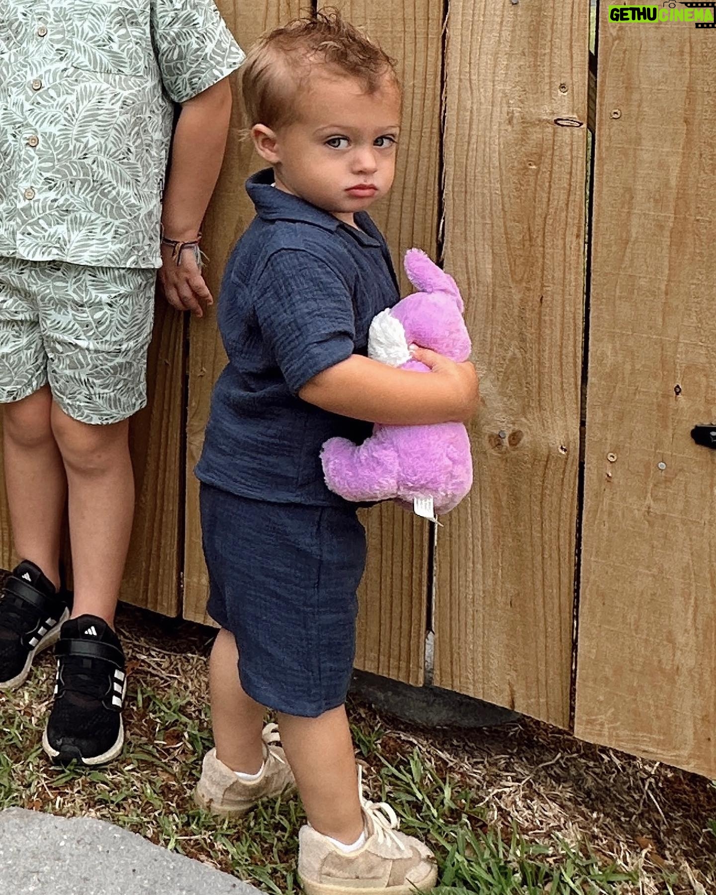 Alexandria DeBerry Instagram - not me crying on the plane rn looking at pics of this face 🥹 if you see a crazy woman sprinting in the airport, it’s me rushing to kiss these cheeks!! so grateful for a day off from filming so I can come home for a long weekend w/ my bb boy 💙 #beauxdiesel #18monthsold