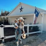 Alexandria DeBerry Instagram - spent the last few days of 2023 enjoying the Texas hill country ☆ beaux ended the trip with a busted chin black eye, so he’s basically a real cowboy now 🤠🥴 @8sages_gruene hosted us in the cutest country cottage is a must stay if you’re in the Gruene/ New Braunfels area! happy new year, y’all!