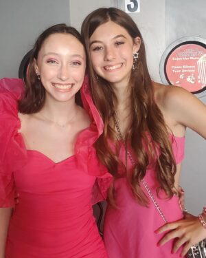 Alexis Arnold Instagram - I had a great afternoon with my friend @madeline__em now off to learn a script. Thanks for the invite! #friends #friendship #doll #dolls #teens #teenager #girls #pink #fun #friendship #girlsjustwannahavefun #dress #higheels #instagram