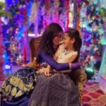Aleya Ghosh Instagram - 💜💙💚💛🧡🤱 #90ssongs #90sbollywood #90s #humaapkehainkaun #IshqKiDastaanNaagmani #nagmani #parobulbul