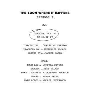 Alfre Woodard Instagram - Don’t miss tonight’s #ZoomWhereItHappens - this time with 227! Sign up now with the link in my bio.