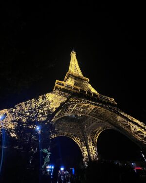 Ali Landry Monteverde Instagram - Our first night in Paris was all about the majestic Eiffel Tower🇫🇷