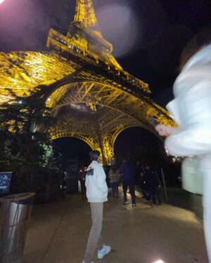 Ali Landry Monteverde Instagram - Our first night in Paris was all about the majestic Eiffel Tower🇫🇷