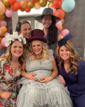 Ali Stroker Instagram - Oh what an amazing Baby Shower Tea Party we had! I felt so loved! Thank you to all these ladies for showing up for me yesterday! A very special thank you to my sis and mom and “the committee” for pulling off this extravaganza! I am so full!!! Love you so much!🤰🚿☕️🎉🎈👯‍♀️
@torymorelli @jodyschleicher @chelsea.stroker.caulder @kellyareilly @allileigh3