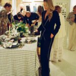 Ali Larter Instagram - ✨VB x FG✨This beautiful full moon night in Palm Beach, the dear friends, the killer suit and diamond danglers, and the wine made it all devilishly divine. Cheers to more Forever Gold moments! 🌕