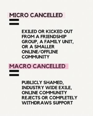 Ali Tate Cutler Instagram - CANCELLATION IS A MENTAL HEALTH ISSUE 💕

I have created these slides because a lot of my followers still don’t know the transition I’ve made from model to mentor…

In totally clear and unambiguous terms ⬇️

✅ I help women open and regulate their throat chakras to speak their truth, stop people pleasing and cultivate the I SAID WHAT I SAID energy 
✅ I help people who have experienced micro or macro cancellations recover and regain their shine
✅ I help clear the fear of cancellation happening in the future 
✅ I help women step into their authenticity chapter to make more money, call in aligned clients,
followers, friends and relationship in many industries

And here’s the thing… I know how painful cancellation can be and so FEW people are talking about this.

Because we are scared.
Because it’s heavy.
Because we don’t want to draw ire or unwanted attention to ourselves.

But people who have experienced micro or macro cancellation are hugely underserved and in desperate need of help.

This is a restorative justice issue. This is a community issue. This is a mental health issue.

I refuse to sleep on this topic anymore.

Drop a 🔥 if you’re feeling this