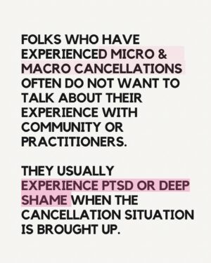 Ali Tate Cutler Instagram - CANCELLATION IS A MENTAL HEALTH ISSUE 💕

I have created these slides because a lot of my followers still don’t know the transition I’ve made from model to mentor…

In totally clear and unambiguous terms ⬇️

✅ I help women open and regulate their throat chakras to speak their truth, stop people pleasing and cultivate the I SAID WHAT I SAID energy 
✅ I help people who have experienced micro or macro cancellations recover and regain their shine
✅ I help clear the fear of cancellation happening in the future 
✅ I help women step into their authenticity chapter to make more money, call in aligned clients,
followers, friends and relationship in many industries

And here’s the thing… I know how painful cancellation can be and so FEW people are talking about this.

Because we are scared.
Because it’s heavy.
Because we don’t want to draw ire or unwanted attention to ourselves.

But people who have experienced micro or macro cancellation are hugely underserved and in desperate need of help.

This is a restorative justice issue. This is a community issue. This is a mental health issue.

I refuse to sleep on this topic anymore.

Drop a 🔥 if you’re feeling this