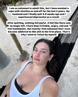 Ali Tate Cutler Instagram - My fingers are SHAKING typing this knowing I am going to post this.

But truth and authenticity go hand and hand and if I am mentoring women on being their magnetic self, I better start practicing this work in a chop wood, carry water kind of way.

This is post 1 of posting every day for a month so I can fall back in love with this app and create a space for all of the contrarian women out there.