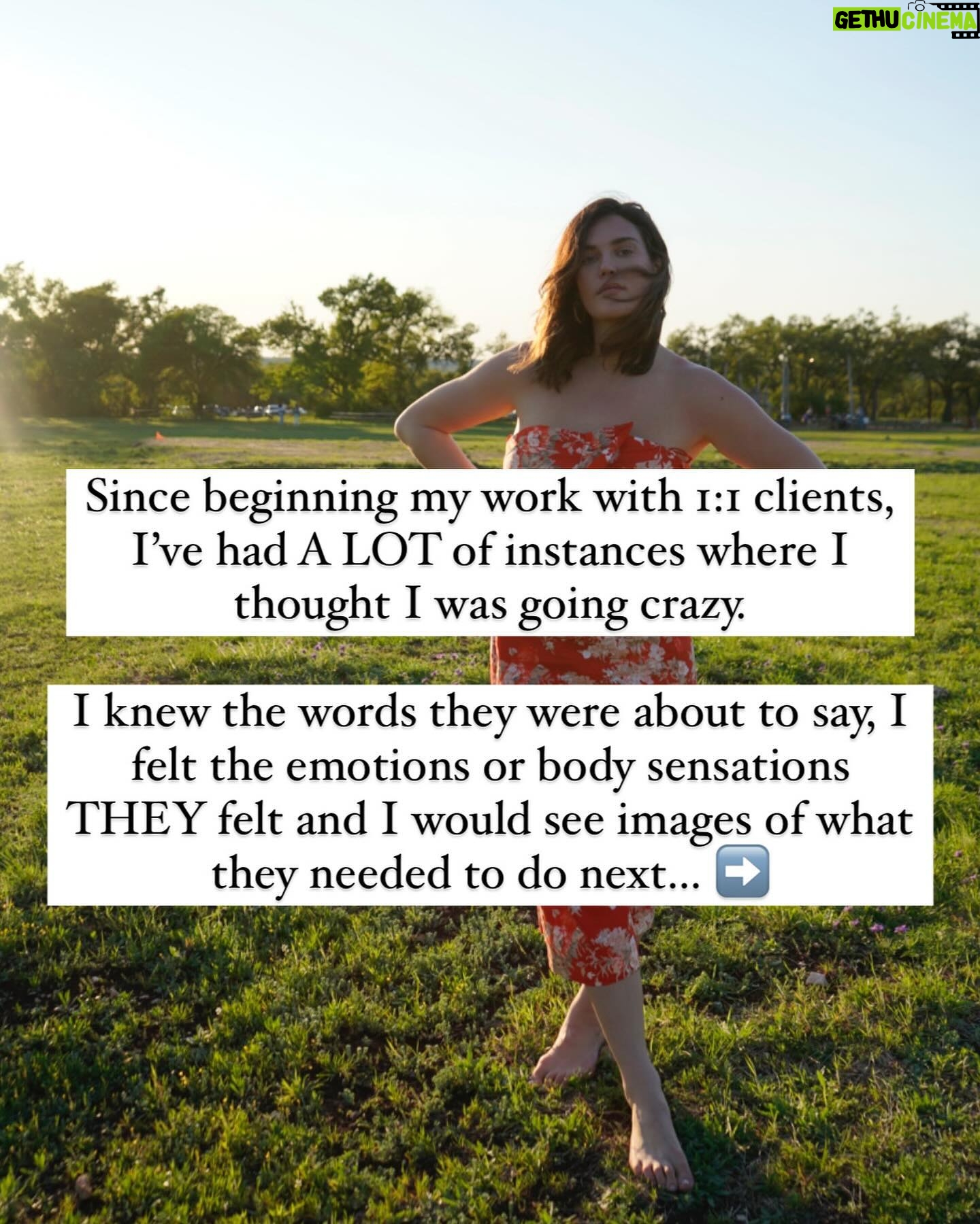 Ali Tate Cutler - 3 Likes - So what do I think this being was? It felt old, loving and ancestral somehow.
I showed my client these photos after our session and she was in awe. She also cleared some BIG subconscious stories in this session and whatever it was ⬆️ it helped.
Tell me below…⬇️