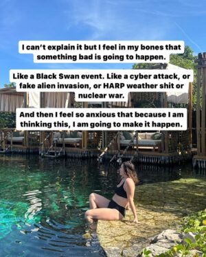 Ali Tate Cutler Instagram - My fingers are SHAKING typing this knowing I am going to post this.

But truth and authenticity go hand and hand and if I am mentoring women on being their magnetic self, I better start practicing this work in a chop wood, carry water kind of way.

This is post 1 of posting every day for a month so I can fall back in love with this app and create a space for all of the contrarian women out there.