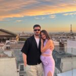 Alia Chergui Instagram - Happy Birthday mon meilleur 🤍 Dernier anniversaire avant l’arrivée de la personne la plus importante de notre vie Incha’Allah 🤲