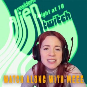 Alice Wetterlund Instagram - Tonight at 10 EST we will hang out on twitch while watching an all new @residentalien (on our own screens!) it’s like a live tweet but you’re there. And me! And my cats! Twitch.tv/alicewetterlund