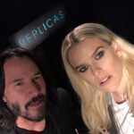 Alice Eve Instagram - Keanu’s first selfie.