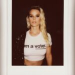 Alice Eve Instagram - “This is my first time voting in the U.S. because I was not a citizen. In 2016 I found it so distressing watching the campaign and not having a voice. Being for all intents and purposes a participating American, paying my taxes and taking on the cultural woes, I just wanted to have a voice, so I went to an immigration lawyer and took up citizenship. If you believe you have a voice and that your voice makes a difference, then it actually does make a difference.” —Alice Eve, Actress @violetgrey @iamavoter