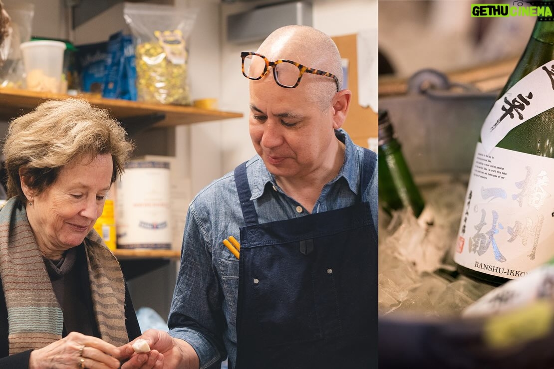 Alice Waters Instagram - About last night ✨ Guests enjoyed a very special meal by our dear friend Sylvan Mishima Brackett and our chefs David Tanis and Luis Sierra. A multi-course dinner was prepared in honor and celebration of Sylvan’s newest cookbook, “Rintaro: Japanese Food from an Izakaya in California.” Thank you to everyone who attended, it was lovely to see all your smiling faces in our dining room. Sylvan was the former creative director at Chez Panisse, and we are deeply grateful to have him in our family. Definitely one for the books! 📷: @jayevan_photography #rintaro #lulurestaurant #alicewaters #davidtanis #event #specialevent #bookdinners #booksigning #hammermuseum #westwoodvillage
