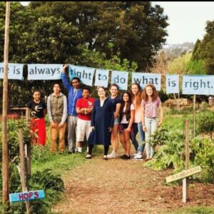Alice Waters Instagram - I could not resist posting Martin Luther King's words at the Edible Schoolyard at Martin Luther King Middle School in Berkeley California. 