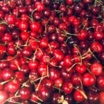 Alice Waters Instagram – In a cherry moment now! Got these cherries at the Ferry Plaza Farmer’s Market from Largier Farm. I wait all year to taste them and thank John who grows them. It is strict seasonality that excites me because that is the only time when aliveness ripeness happens.
