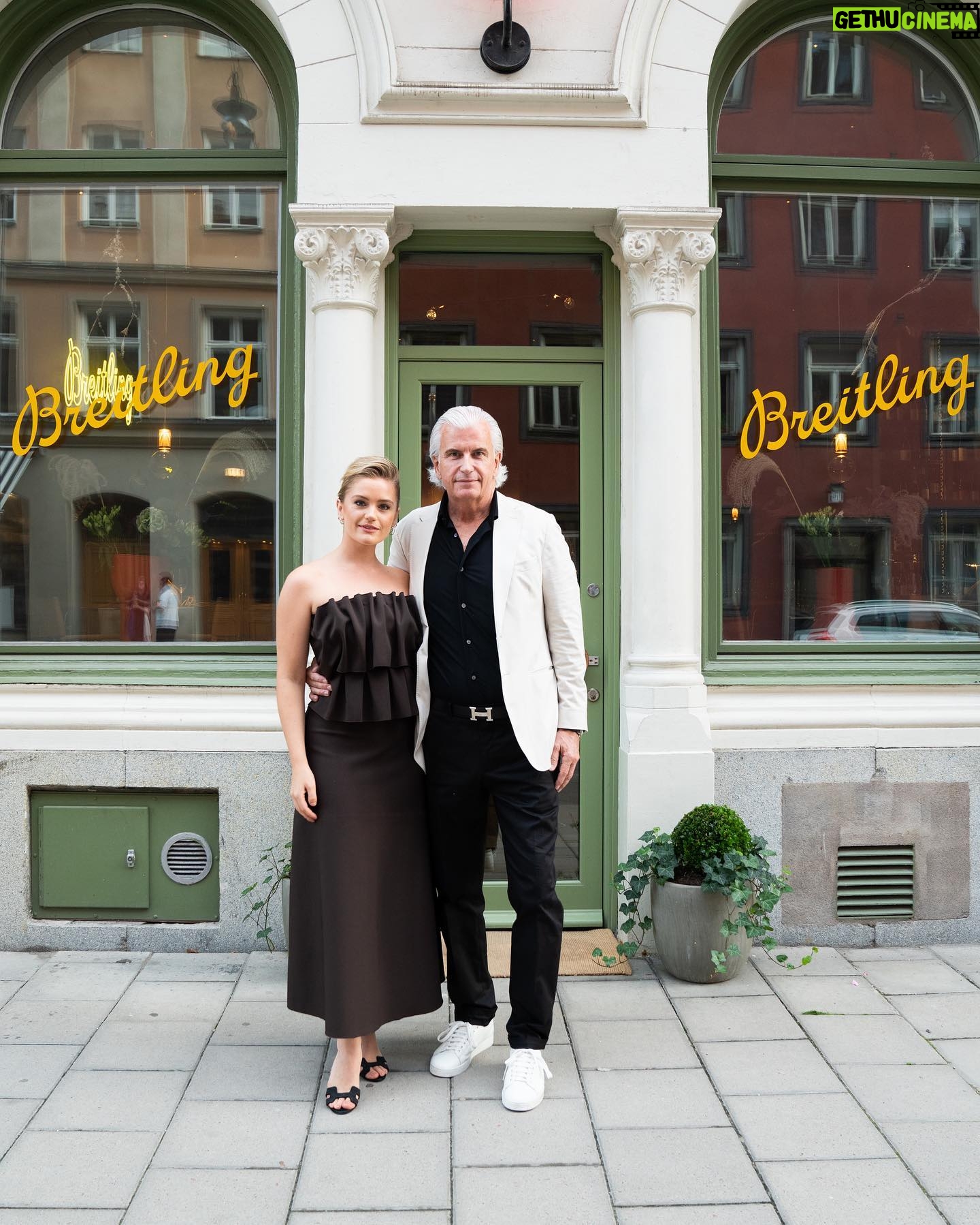 Alicia Agneson Instagram - An unforgettable evening with my @breitling family, celebrating the launch of Navitimer 36 & 32. Beyond impressed by their ethical and responsible watchmaking. I believe that Breitling is about so much more than just timekeeping, it’s about marking down those significant moments that happens throughout life. Last night was a moment just like that! #SquadOnAMission #navitimer