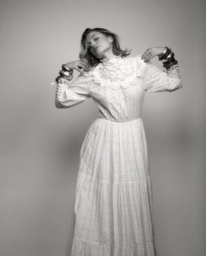 Alicia Agneson Instagram - Drama in vintage : a series 

Styled and shot by @louisalh