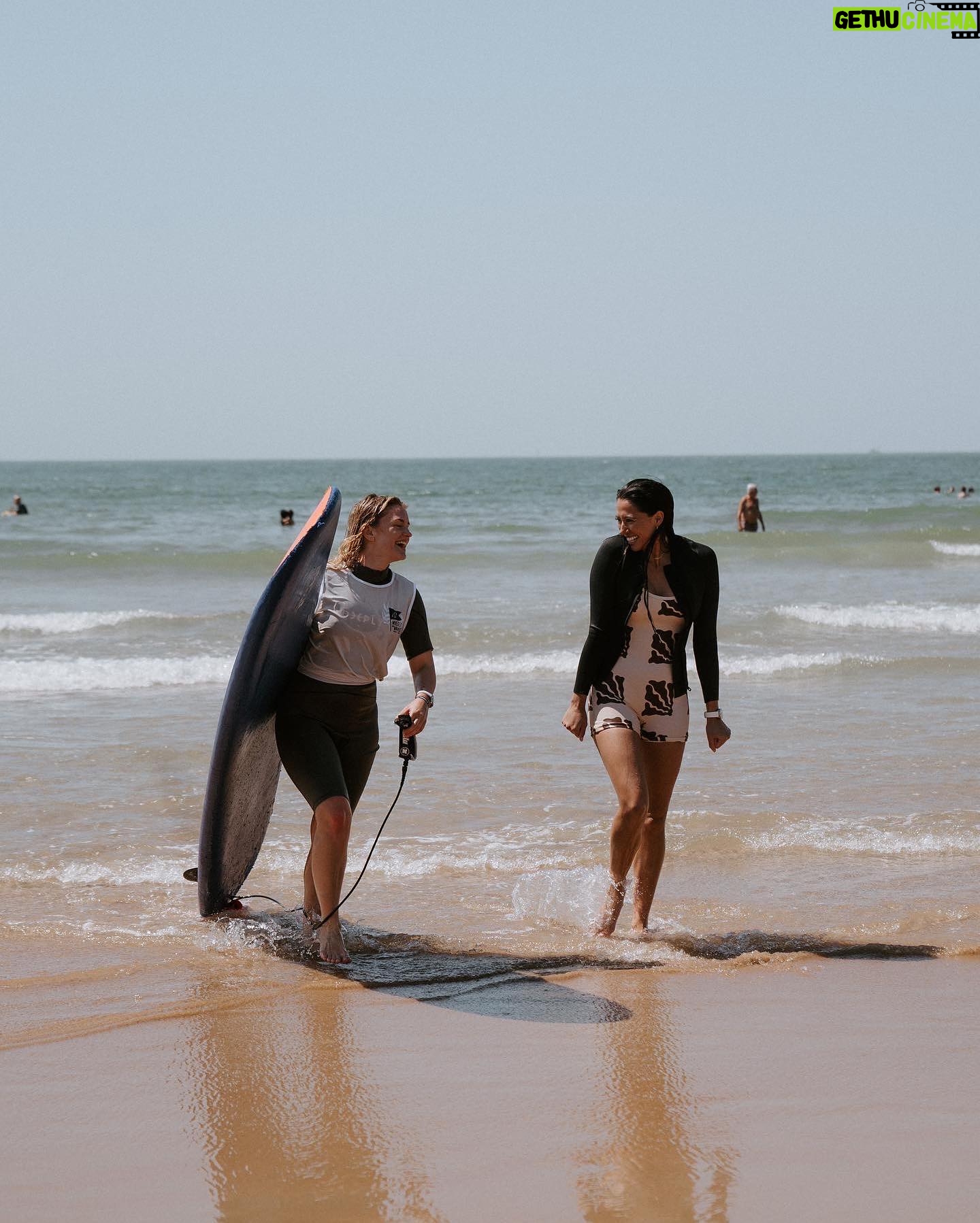 Alicia Agneson Instagram - Words can not describe the days spent with the @breitling family over at Wheels & Waves in Biarritz. Such inspirational people, stories shared (and made) and adventures had. Beach cleaning, surfin waves (alongside some of the coolest human beings I’ve ever met) amongst so so many other things. Thank you all for this unforgettable trip! #squadonamission