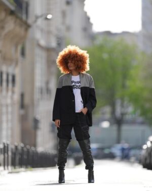 Alicia Aylies Instagram - 🖤🖤🖤🖤🖤

©️ @edward.berthelot 
Stylisme @anthonyvanderwooo 

#paris #streetstyle #afro