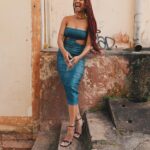 Alicia Aylies Instagram - 25/07/23 . ©️ @neufneuf_dreaded Hair by @braids_by_jojo_hair Mua @sofashionandweird #guyane #home #shooting #braids