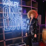 Alicia Aylies Instagram - ONE LOVE ❤️💛💚 Mua @lindzyparis Outfit @cochady Invitation @paramountpicturesfrance / @onelovemovie #onelove #onelovemovie #bobmarley #movie #rastafari #love #message