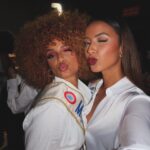 Alicia Aylies Instagram - Sisterhood 🖤 Mua @lindzyparis #sisterlove #missfrance