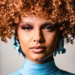 Alicia Aylies Instagram - Something deep .. 🩵 Mua @lindzyparis ©️ @ismael.nebchi Outfit @theunissen.paris Accesories Goldiie Coup de cœur pour quelle photo ? 😍