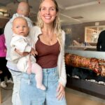 Alicia Banit Instagram - Life lately🤍 (it’s the last pic for me 🥹😯) I’m also very aware there are no photos of just me and there are currently zero in my camera roll, how times have changed 😂 #mumlife #wouldntchangeathing