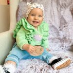 Alicia Banit Instagram – 10 months with our angel!

Plus 6 days woops. But Double digits! Time is flying and I want it to slow down but holy moly this age is fun! She’s discovering new things what feels like daily, she basically has conversations with us, I could swear she says no and she very clearly shows us she isn’t keen on something when she growls. Yes growls. Grrr. It’s hilarious. Her fav mode of transportation is diving headfirst to the floor and rolling, she absolutely wants to walk over crawl, she shakes her head for laughs and Eskimo kisses, clicks her tongue and revs her voice like a motorbike. The girl does not sit still, anything we touch she must also touch, she is SO inquisitive, the cheeky thing has started to climb out of her high chair and my gosh her squishy face smile is EVERYTHING! The squeals and throwing her hands up when she sees her grandparents melts my heart and man that ten month let’s cling to mum thing is REAL! But honestly, I’m cool with it 😍. Oh she’s also started dancing to music. We have a dancer ladies and gents. Lord help us 😂 (but also yay 😁)