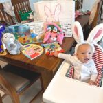 Alicia Banit Instagram - First Easter with our happy little bunny! So grateful for the beautiful family we are surrounded with 😍 One Easter down, one to go 😁